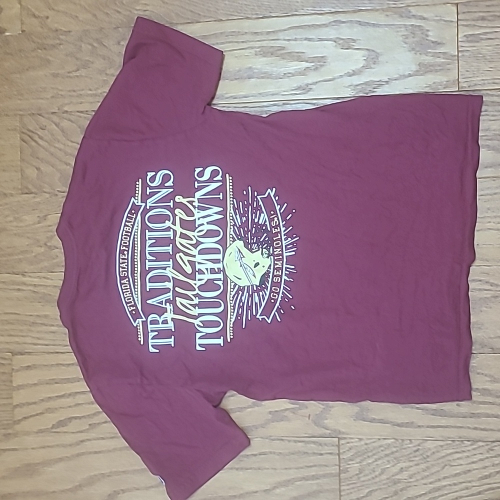 Ladies Champion Maroon Florida State FSU Shirt sz Small